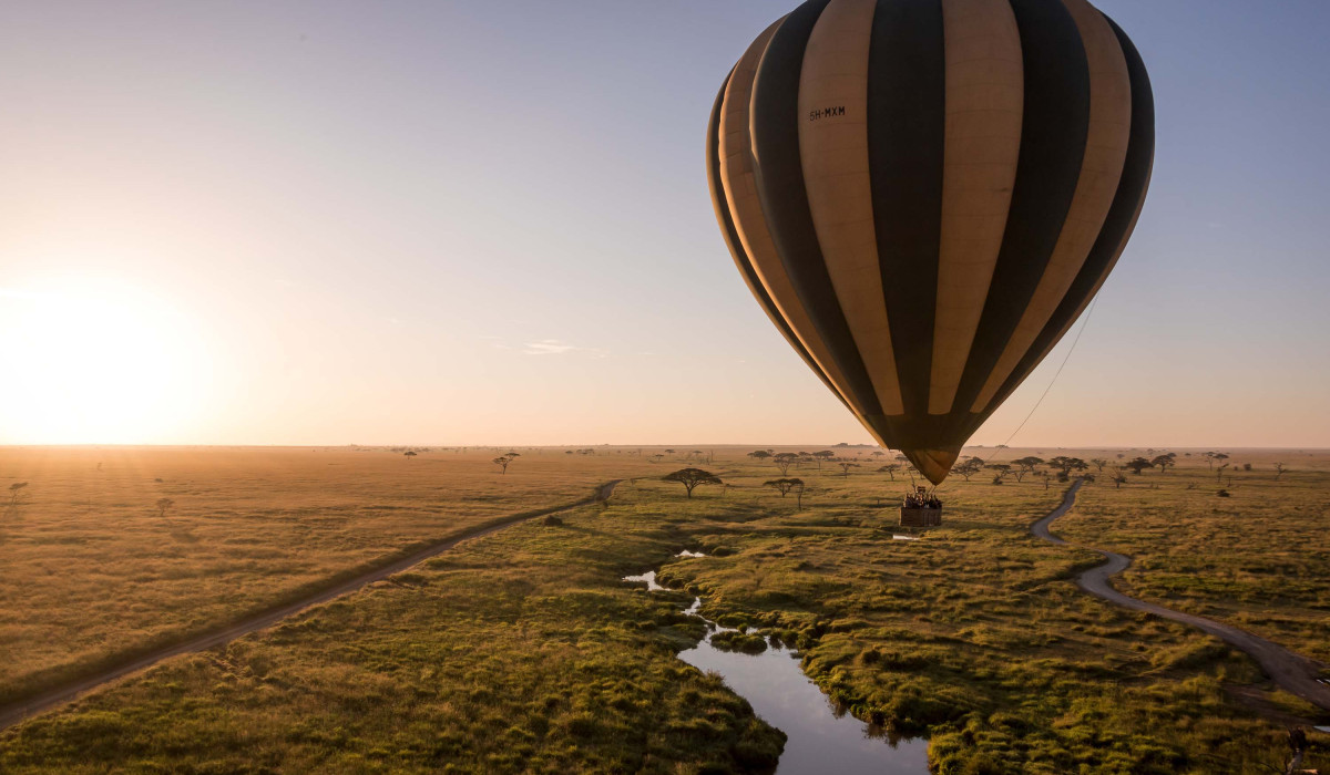 Serengeti balloon safari 